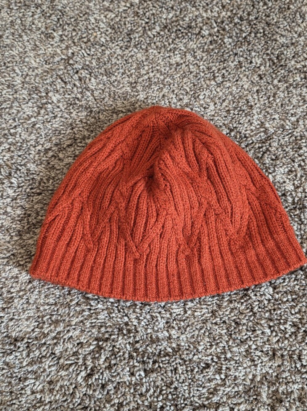 Carhartt Rust Cable Knit Beanie - Picture 2 of 4